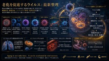 老化を促進するウイルス：最新整理