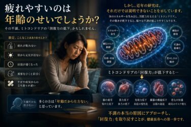 疲れやすいのは年齢のせいでしょうか？